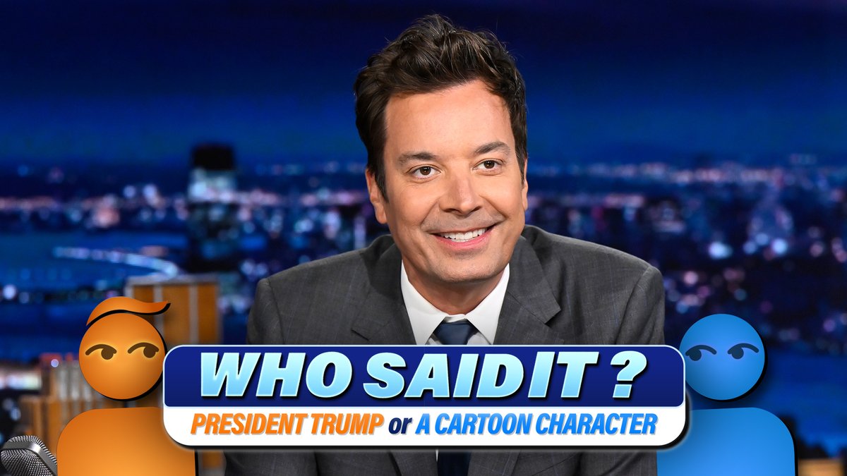 Who Said It: Trump or a cartoon character? #FallonTonight