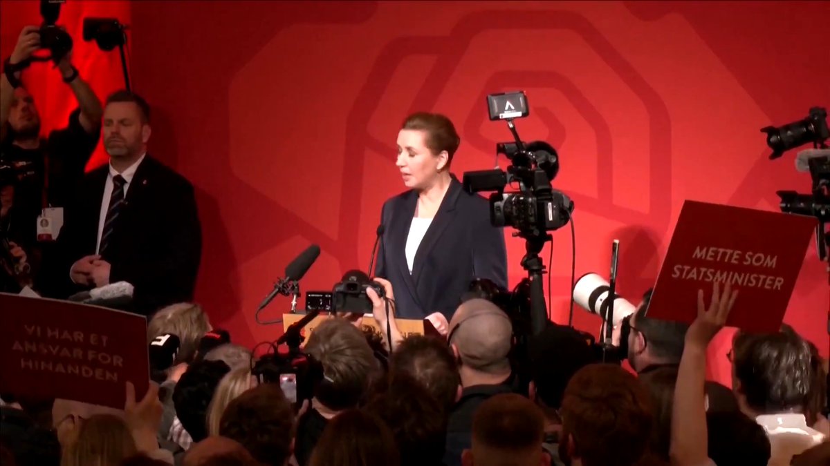 Denmark's Social Democratic leader Mette Frederiksen said she has agreed to form a center-left coalition government, maintaining her grip on power amid a crisis in ties with US President Donald Trump over the future of Greenland