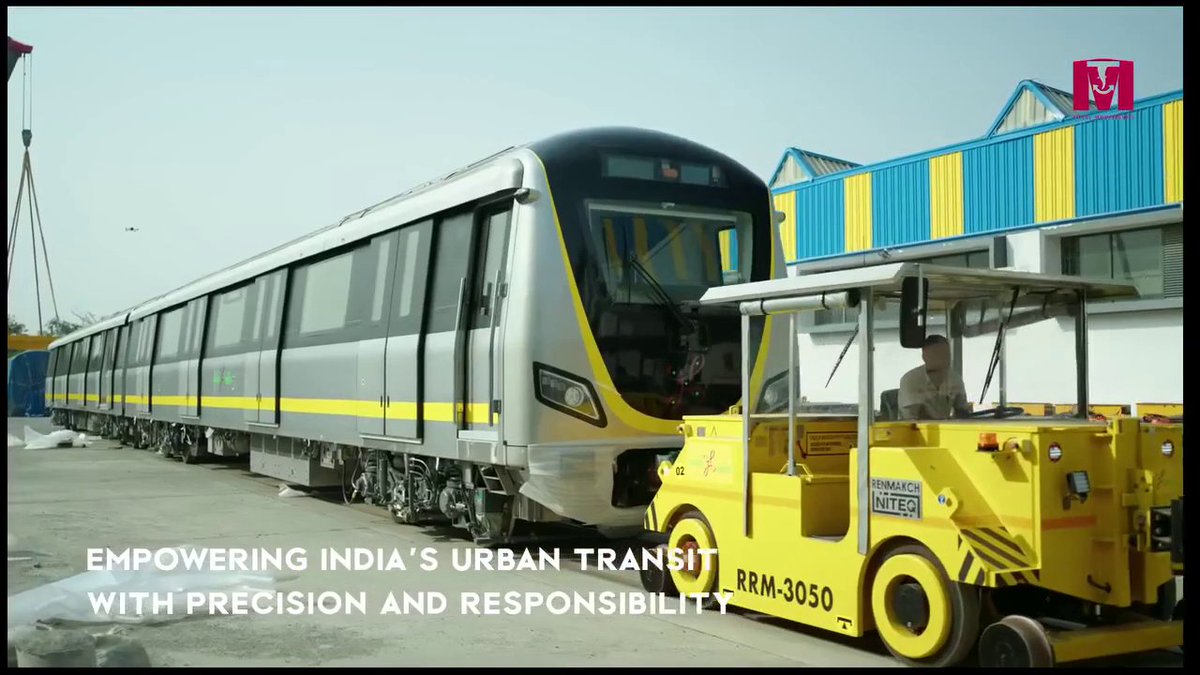 Total Movements presentation video of successfully transporting yellow line coaches from Kolkata's Titagarh facility to Bengaluru's Hebbagodi Depot #BMRCL #NammaMetro #YellowLine