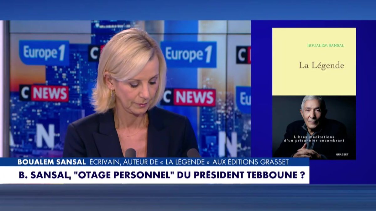 "Abdelmadjid Tebboune n’a pas été élu, il a été imposé par l’armée, il se comporte comme un vulgaire dictateur" déclare Boualem Sansal #Europe1 #LaGrandeInterview
