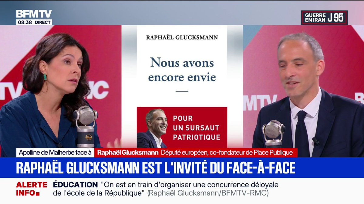 Raphaël Glucksmann demande au gouvernement "de s’expliquer” à propos du titre de séjour de la propagandiste russe Xenia Fedorova