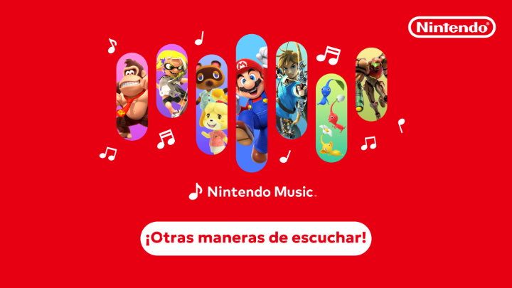 🖥️ Navegador web 📱 Aplicación específica para tabletas 🚗 CarPlay de Apple y Android Auto ¡#NintendoMusic añade nuevas maneras de escuchar música! Disfruta de melodías Nintendo estés donde estés mediante cualquier suscripción a #NintendoSwitchOnline.