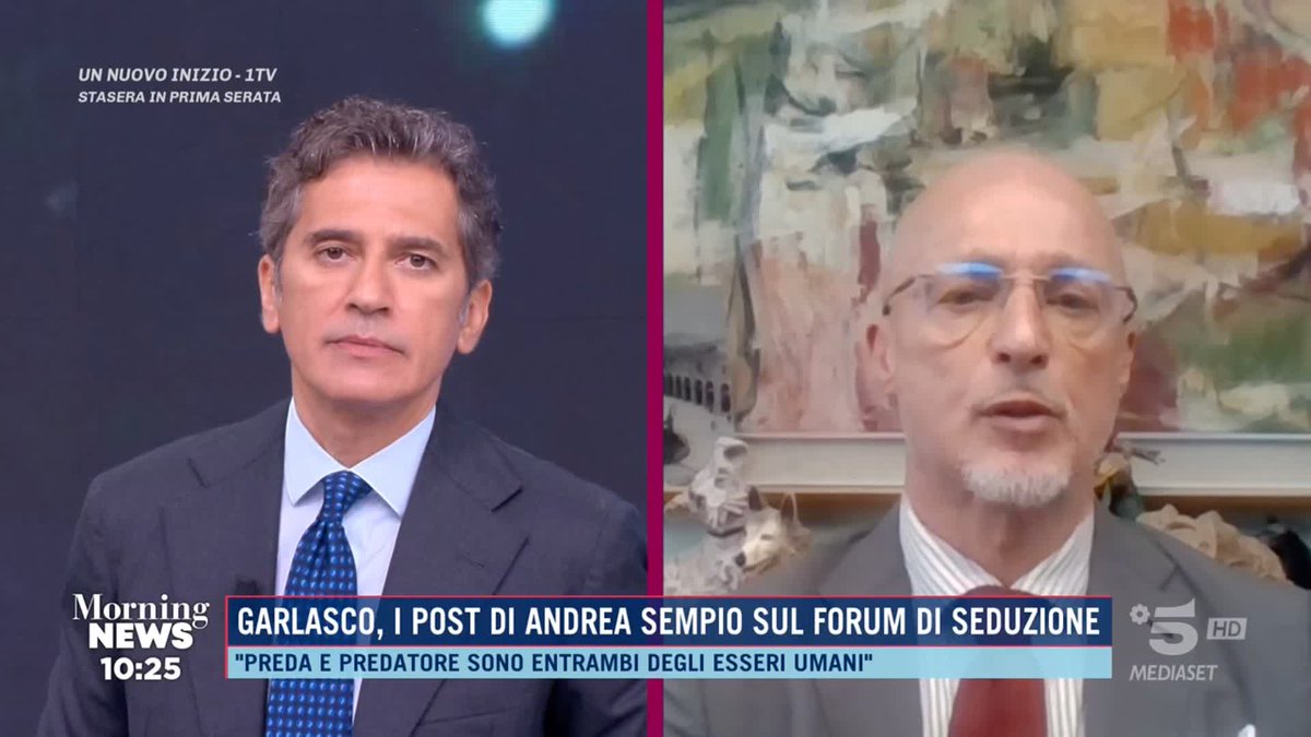 #Garlasco, i post di Andrea Sempio sul forum di seduzione, Cataliotti: "Nei forum non ci si presente per ciò che si è" #MorningNews è in diretta su #Canale5 e in streaming su Mediaset Infinity