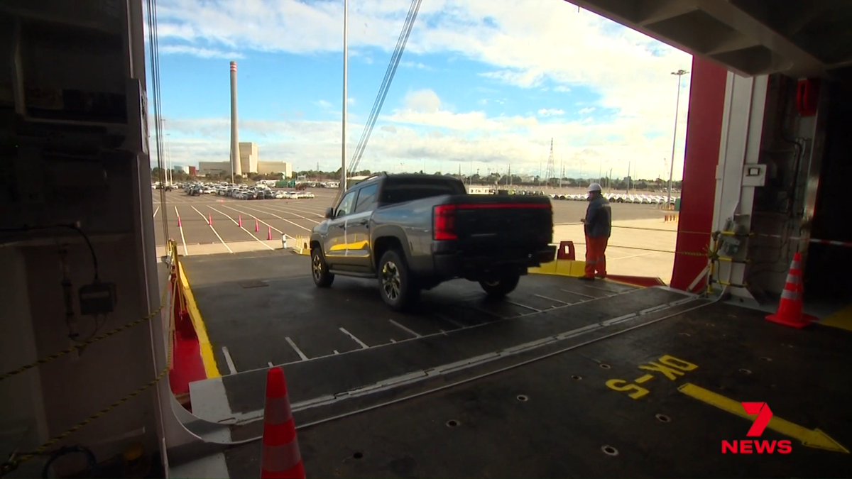 Demand for electric vehicles is so strong, a Chinese car manufacturer has just made history in Melbourne. For the first time, BYD has brought its own car carrier vessel to Australia, as the brand chases Toyota for the number-one spot in sales down under. Blake Johnson