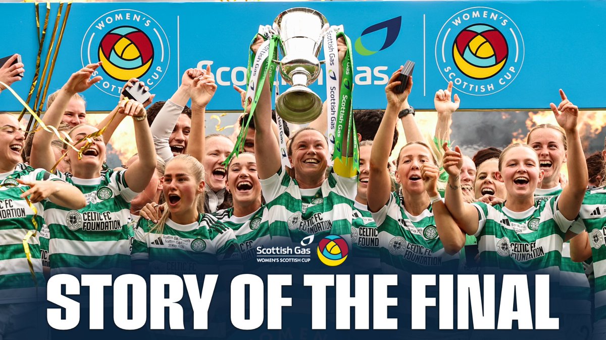 An end-to-end encounter and a tense finish. Sunday was Celtic FC Women's day in the Scottish Gas Women's Scottish Cup Final. This is the Story of the Day. #ScottishCup