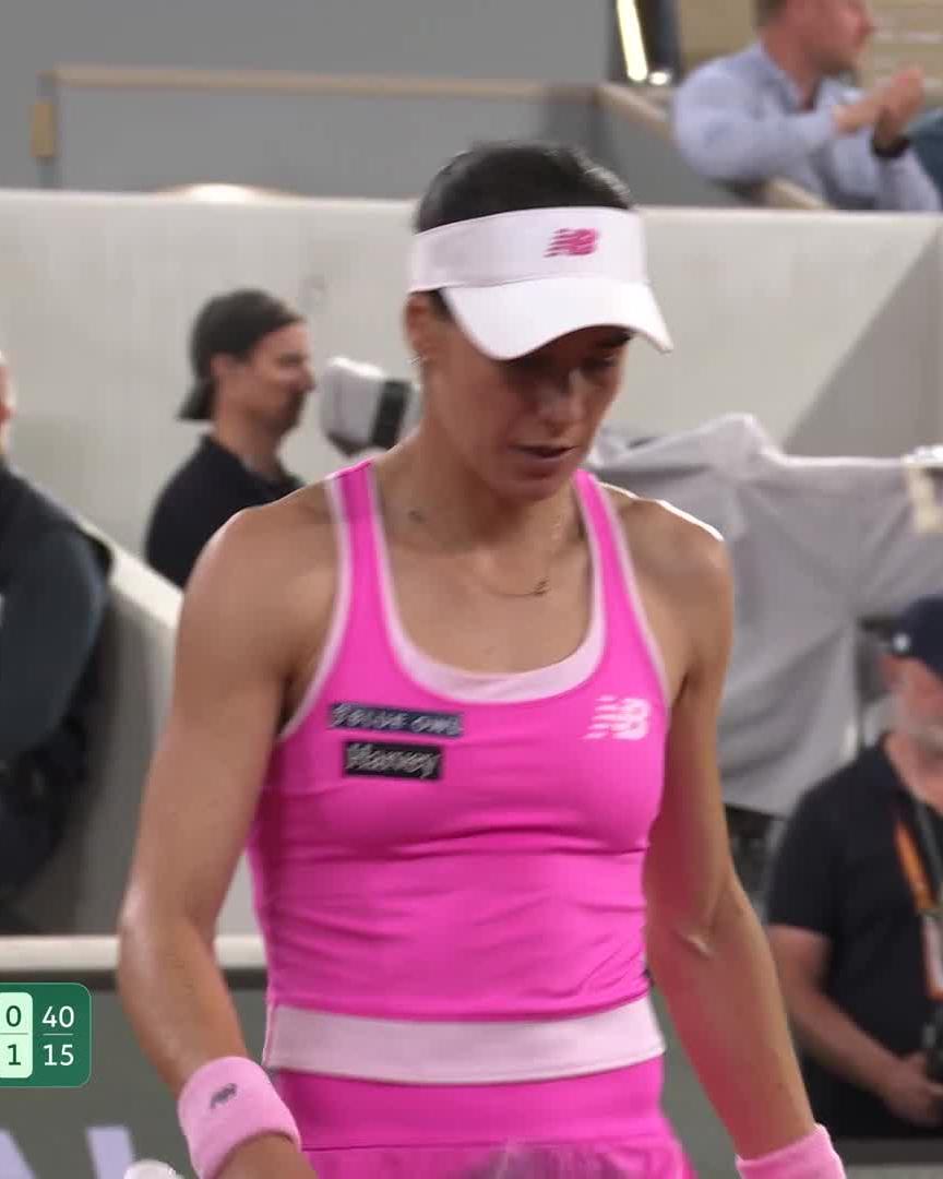 How's the angle on that! 📐👌 #RolandGarros