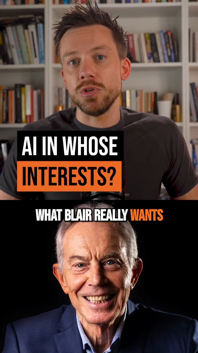 Tony Blair's institute is bankrolled by tech bros. If he has his way, Artificial Intelligence will be rolled out in the interests of big business. That will mean catastrophe for our society.