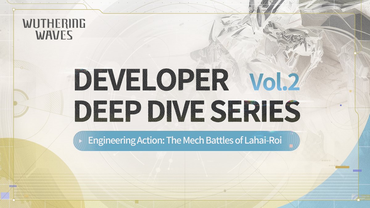 Wuthering Waves Developer Deep Dive Series — Engineering Action: The Mech Battles of Lahai-Roi The Wuthering Waves Developer Deep Dive Series shares behind-the-scenes insights into game development. This episode will take a deep dive into the design of Lahai-Roi's Mech Battles. #WutheringWaves