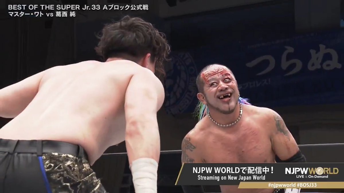 .Master Wato(池田市スポーツ親善大使) × 葛西純 "Thank you🩸" From the profile URL #njpwworld #BOSJ33