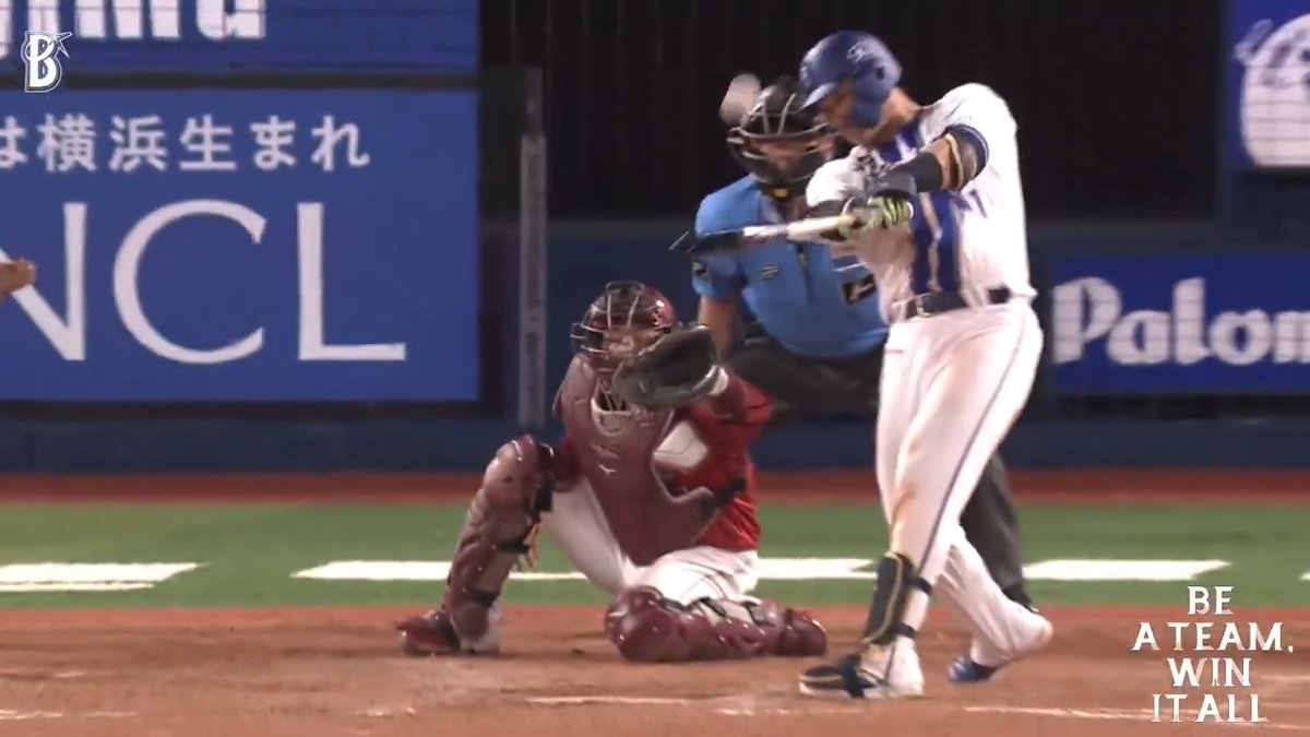 一死1.2塁のチャンスで打席に入った #蝦名達夫 選手は追い込まれながらもフルカウントまで粘り、最後は高めの球を振り抜くと、打球はレフトスタンドへ🌈 第2号3ランホームランで逆転に成功🎆🦐🦐🦐 5回裏 DB 3 - 2 E #日本生命セ・パ交流戦2026 #baystars