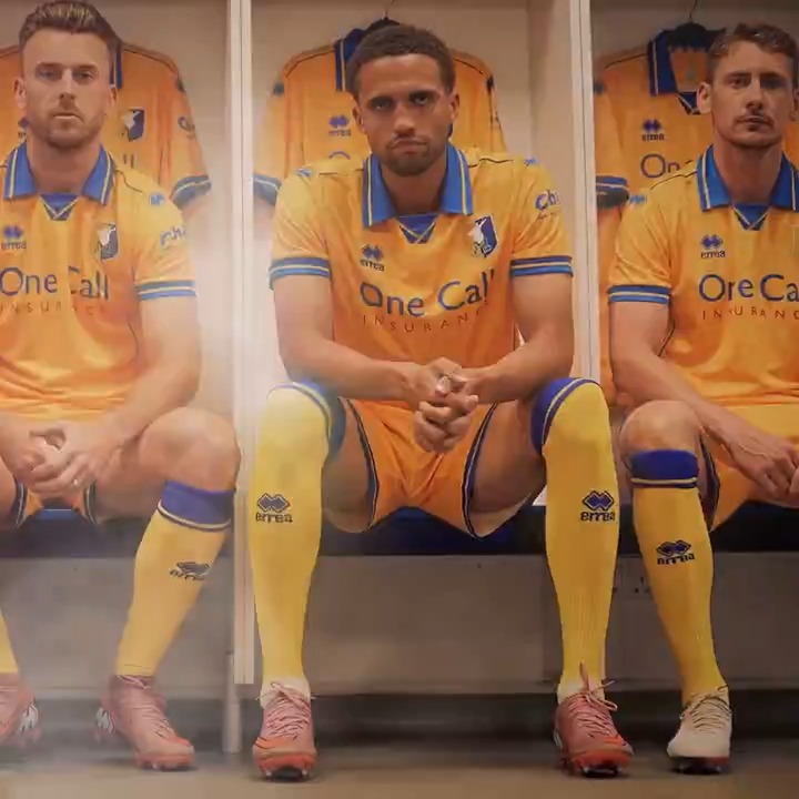 💛 A strong look for a big season ahead 🦌 Introducing our new Erreà Sport 26/27 home kit… #Stags 🟡🔵