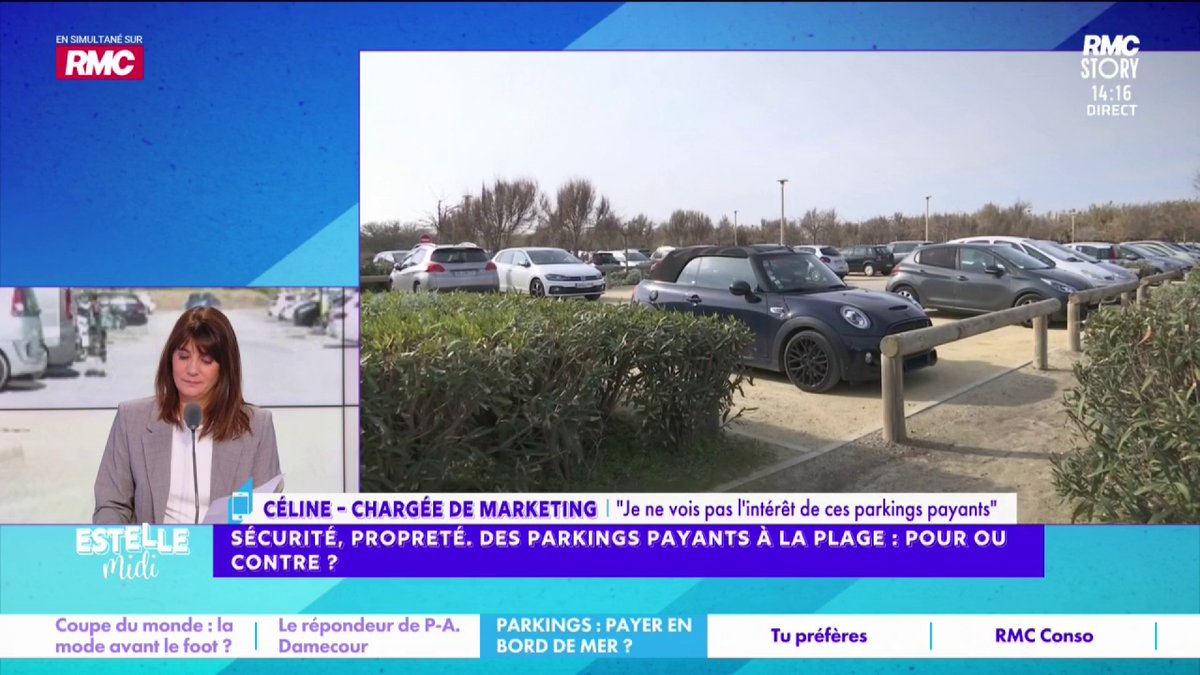 🏖️ Des parkings payants à la plage 📞 Céline : "La plage de Carnon, ils ont décidé de rendre le parking payant, c'est 1,70€/l'heure ! Il n'y a pas de maîtres-nageurs, pas de douches... On va payer pour aller à la plage ! Nous, les locaux on ne peut plus aller à la plage !"