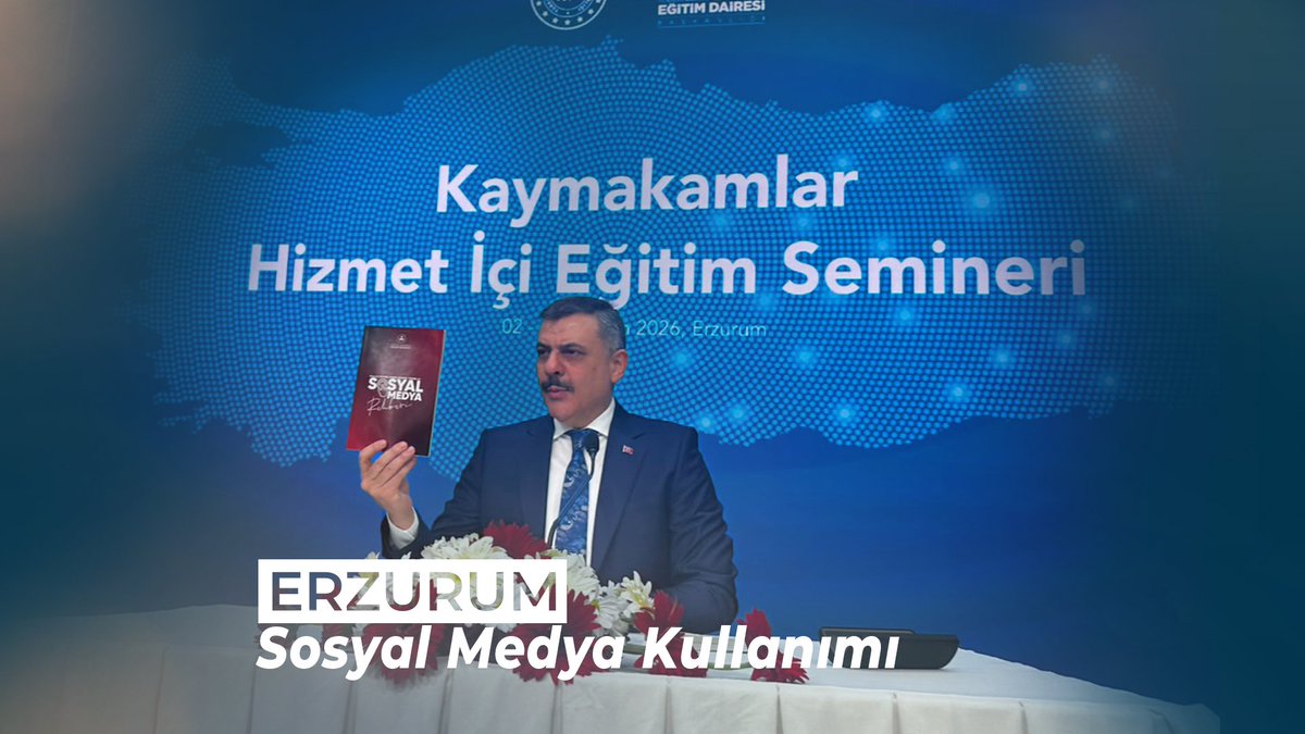 Sosyal medya çağımızın en etkili iletişim alanlarından biridir. Mülki idare amirleri, devletimizin taşradaki en üst düzey temsilcileri olarak devletin saygınlığını, tarafsızlığını ve kurumsal itibarını temsil etmektedir. Bu nedenle sosyal medya kullanımı yalnızca kişisel bir tercih alanı değil, aynı zamanda temsil edilen makamın kamuoyundaki algısını etkileyen önemli bir araç ve platformdur. Kamu hizmetlerinin anlatılması, vatandaşla iletişim kurulması, ihtiyaçların tespit edilmesi ve dezenformasyonla mücadele edilmesi bakımından önemli imkânlar sunmaktadır. Ancak bu alan avantajları kadar ciddi riskler de barındırmaktadır. Bilginin çarpıtılması, kurumların itibarsızlaştırılması, kriz dönemlerinde söylentilerin büyümesi, kişisel hakların ihlali ve kritik verilerin paylaşılması gibi risklere karşı dikkatli olunmalıdır. Paylaşımlar sadece teyit edilmiş bilgilere dayanmalı; devlet ciddiyetine, tarafsızlığına ve makamın saygınlığına uygun olmalıdır. Buradan açıkça uyarıyorum; sosyal medya kamu hizmetlerini görünür kılmak için kullanılmalıdır; kişisel reklam ve şov alanına dönüştürülmemelidir. Muhterem Cumhurbaşkanımız Recep Tayyip Erdoğan, sosyal medya kullanımı konusunda; beğeni almak, gündeme gelmek isteğiyle ölçünün kaçırıldığı noktasında bizlere uyarılarda bulundu. Bu noktadan hareketle, hazırlıklarında sona yaklaştığımız Mülki İdare Amirleri Sosyal Medya Kullanım Rehberi ve Yönergesini yakın zamanda yayımlayacağız. Bu rehber ve yönergeye kati surette uyulmasını istiyoruz.