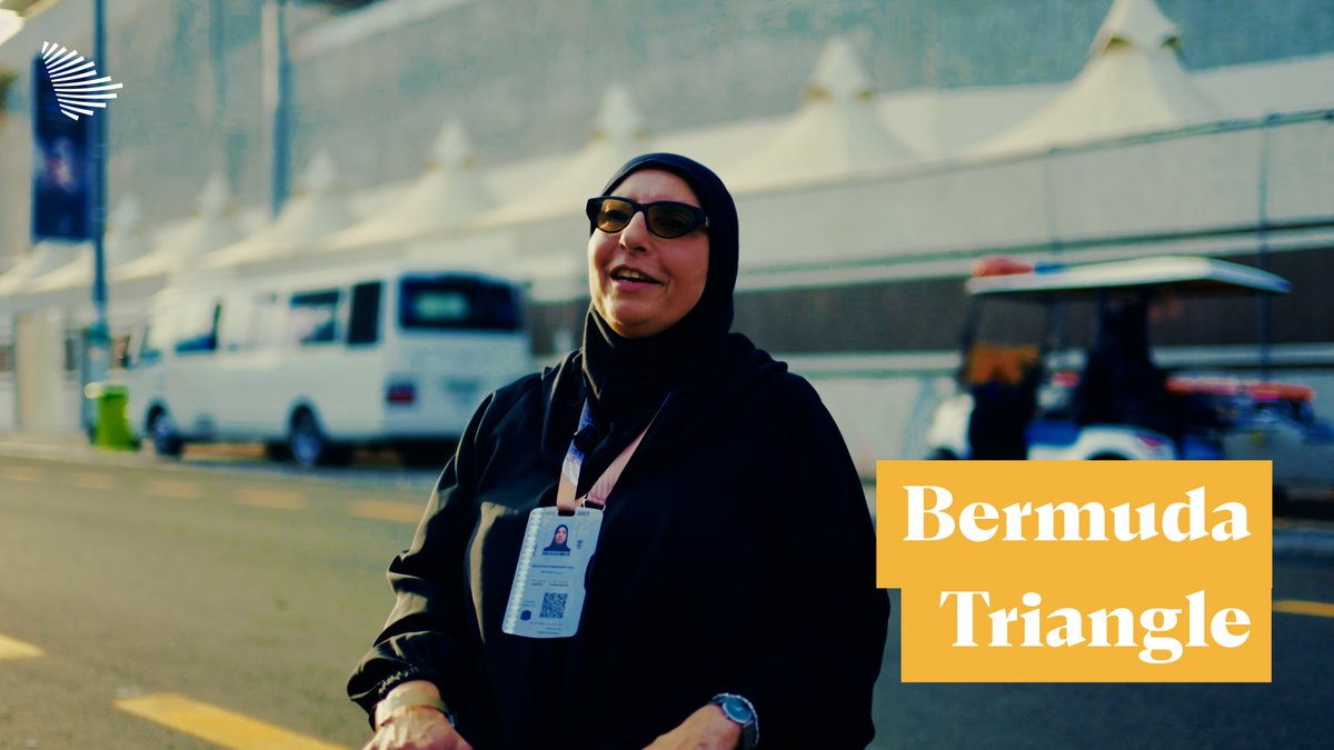 "I am the only one who came from Bermuda to perform Hajj." How did Maha Darwish make her way to the Holy Land from Bermuda? وزارة الحج والعمرة
