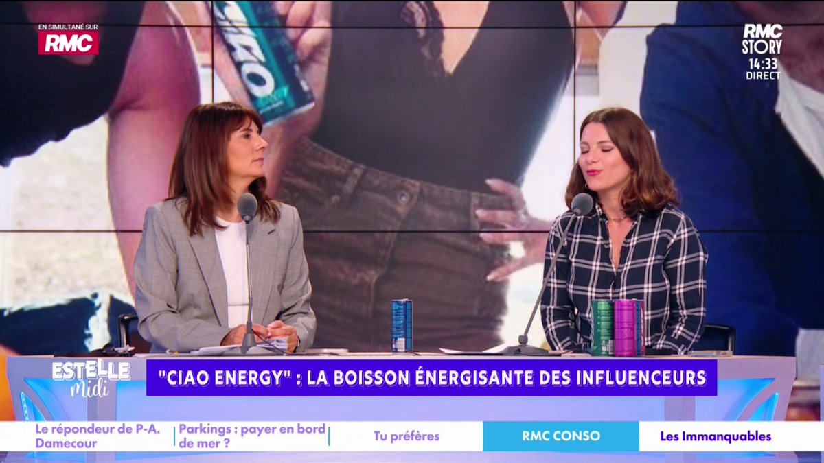 🛒 RMC Conso 🧋 "Ciao Energy" : la boisson énergisante des influenceurs ! Présentation de cette nouvelle boisson, censée être de meilleure qualité que les boissons énergisantes traditionnelles, avec Charlotte Méritan !