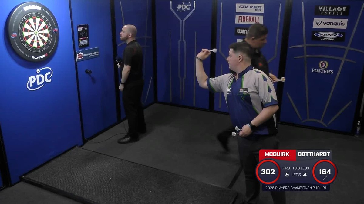 MCGUIRK GETS ONE OVER GOTTHARDT! Shane McGuirk defeats Kai Gotthardt 6-4 to reach round two in Milton Keynes! ๐บ #PC19