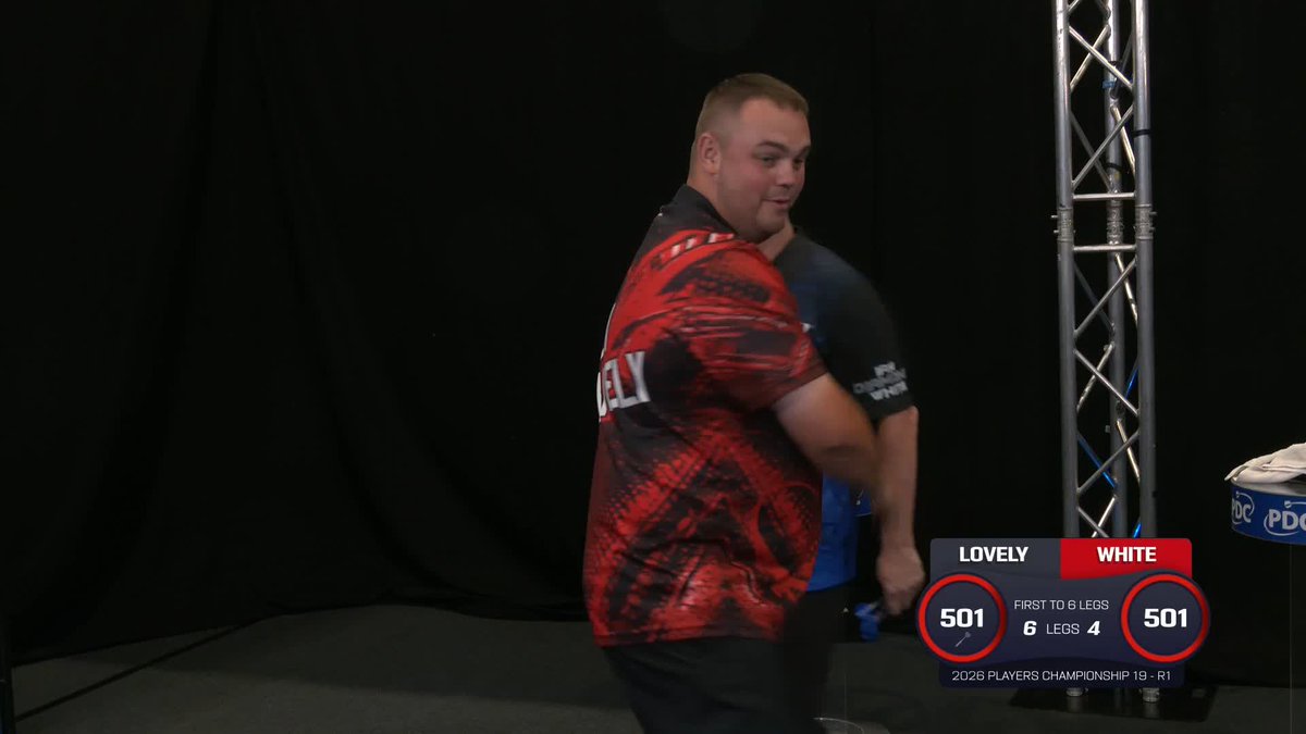 LOVELY PROGRESSES! Thomas Lovely is through to round two, as Simply Lovely beats Ian White 6-4 and will take on Stephen Burton for a place in round three! 📺 #PC19