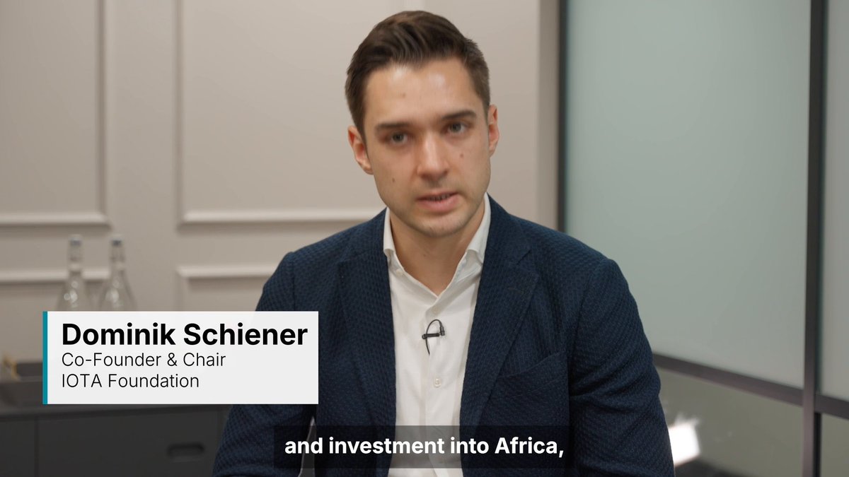 "Africa isn't just catching up - it's leapfrogging, getting ahead of other countries." Dominik Schiener, Co-Founder of IOTA, on the opportunity ADAPT represents for Africa to build world-leading digital trade infrastructure.