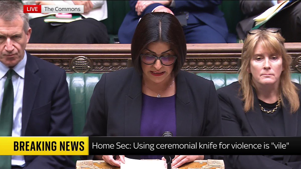 "This is not a case against Sikhism. This is not a case about racism. This is a case about murder." The Home Secretary, quoting the prosecution lawyer, condemns those who are exploiting Henry Nowak's murder for political purposes 📺 Sky 501,