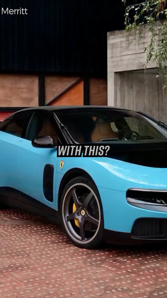An electric Ferrari? For $645,000?? Will Buxton and @kevinharvick are absolutely appalled.