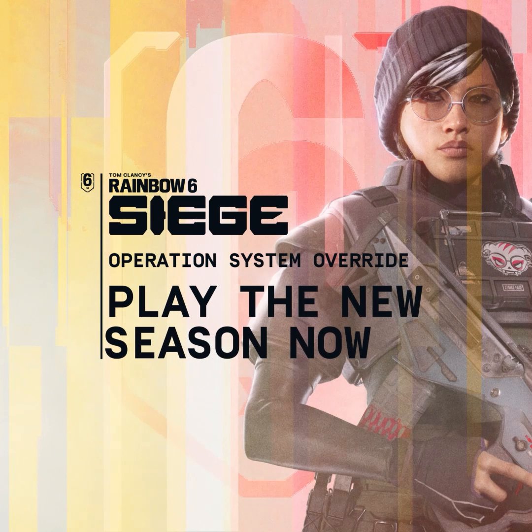 Operation System Override is now live! Will you be the first Champion 3.0? 👑 🏆 Ranked Overhaul [3.0] 🎰 New Calypso Casino map 😈 Dokkaebi Remaster 🔫 New XK23 Assault Rifle ⚙️ Major Balancing Update ✨ New Modernized maps 🖱️ M&amp;K Support on Consoles 🔁 Rotating trial Operators