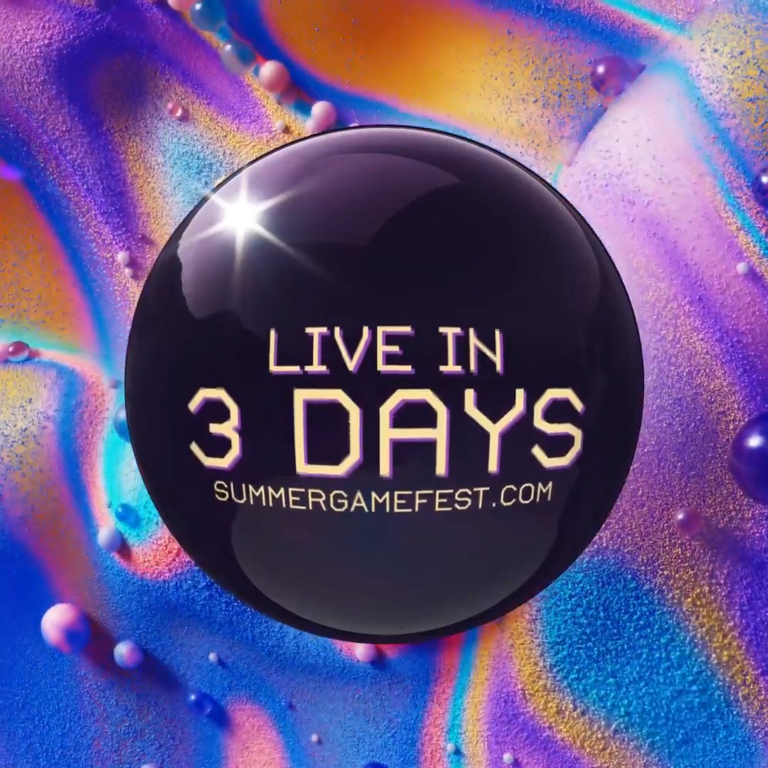 It's the final countdown to Friday! 3 DAYS until we are live from Dolby Theatre with thousands of fans and 2 hours of video game news + announcements. See you Friday at 5p ET / 2p PT / 10p BST / 11p CEST to kick off the weekend!