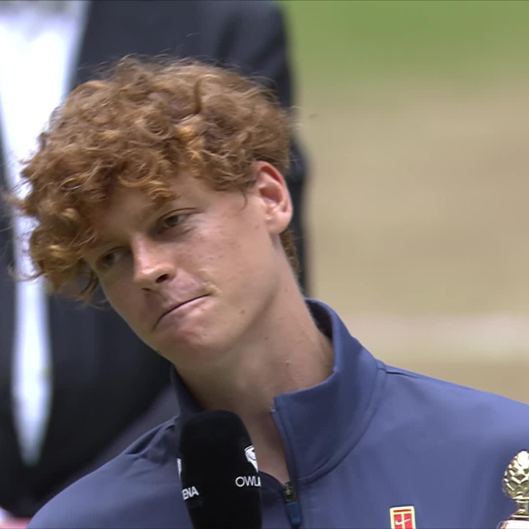 Throwback when Jannik Sinner self sabotaged his relationship “My girlfriend Anna played in Berlin today. She lost, with 6 match points. So I’m very sorry for her. She also had an amazing week. 😭😭"