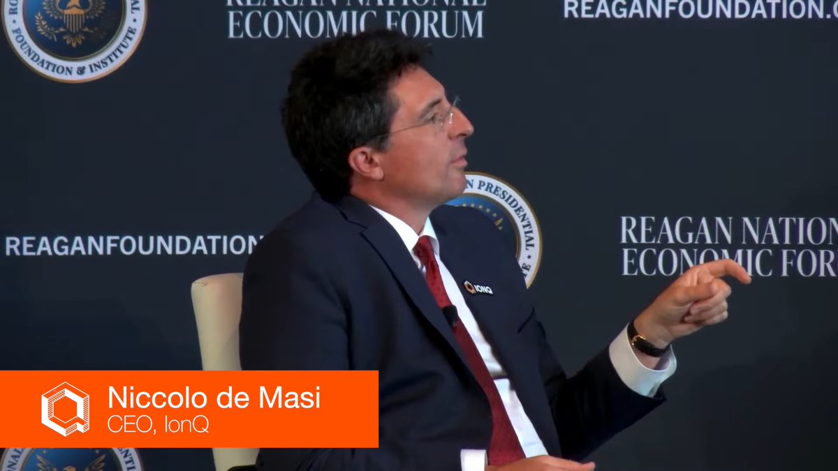 At Ronald Reagan Institute (RRI)'s #RNEF, our CEO Niccolo de Masi speaks on the importance of procurement signals in advancing quantum technology: