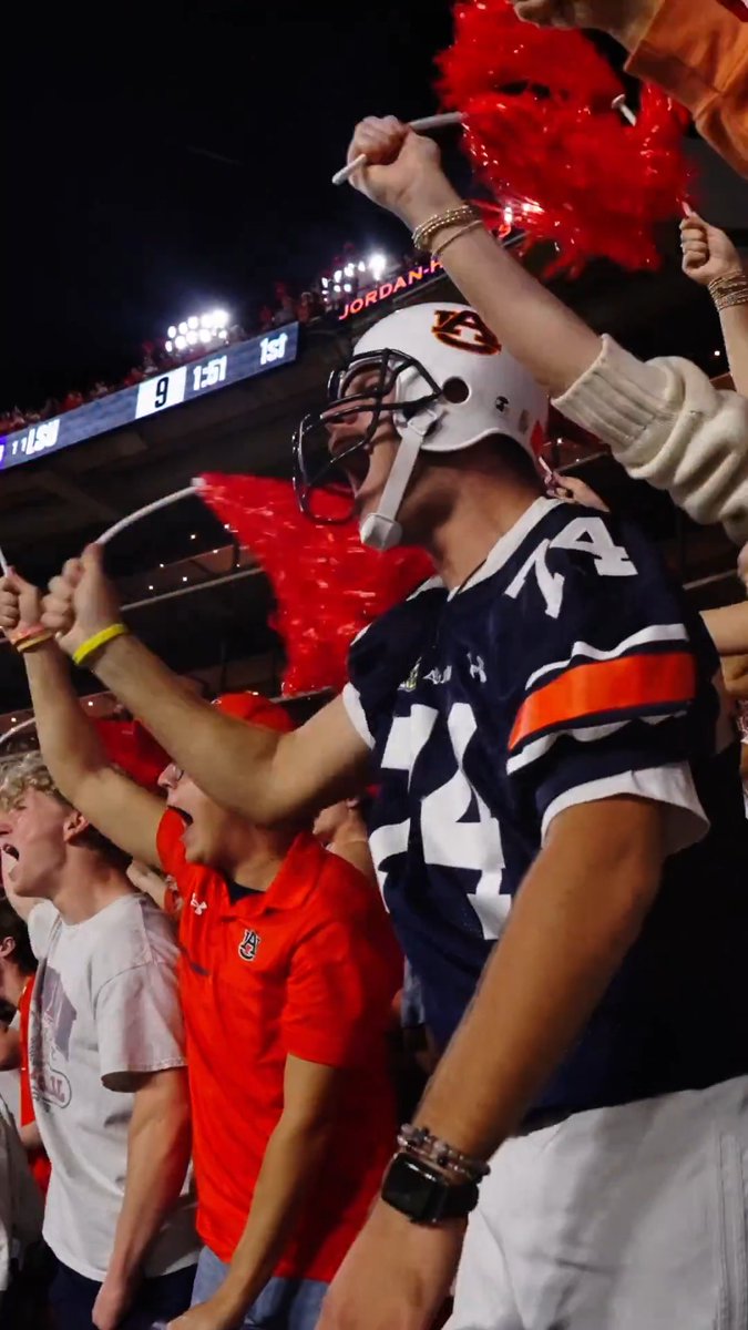A global stage. An Auburn atmosphere. One week away. 🔥🏟️