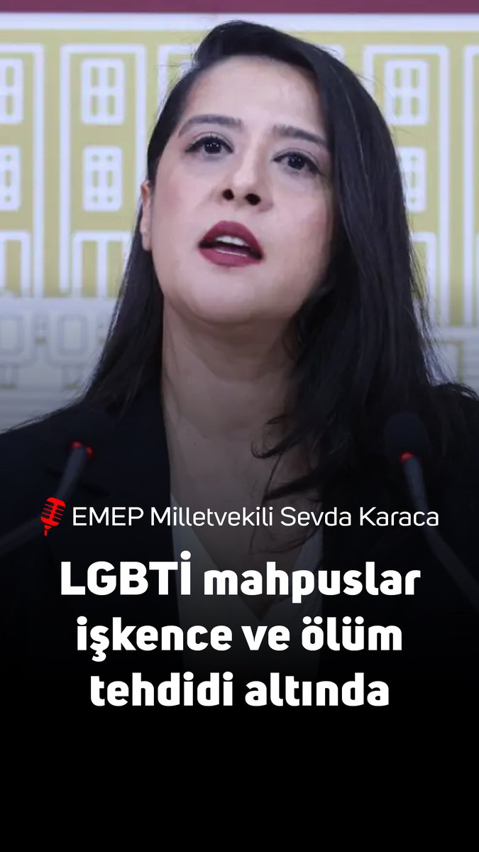 Emek Partisi Milletvekili Sevda Karaca, Eskişehir Kapalı Cezaevinde bulunan LGBTİ mahpusların yaşadığı işkence ve intihara sürüklenme olaylarını Meclise taşıdı "Ölmek istemiyoruz" diyen mahpusların can güvenliği için Bakan Gürlek'e çağrı yaptı