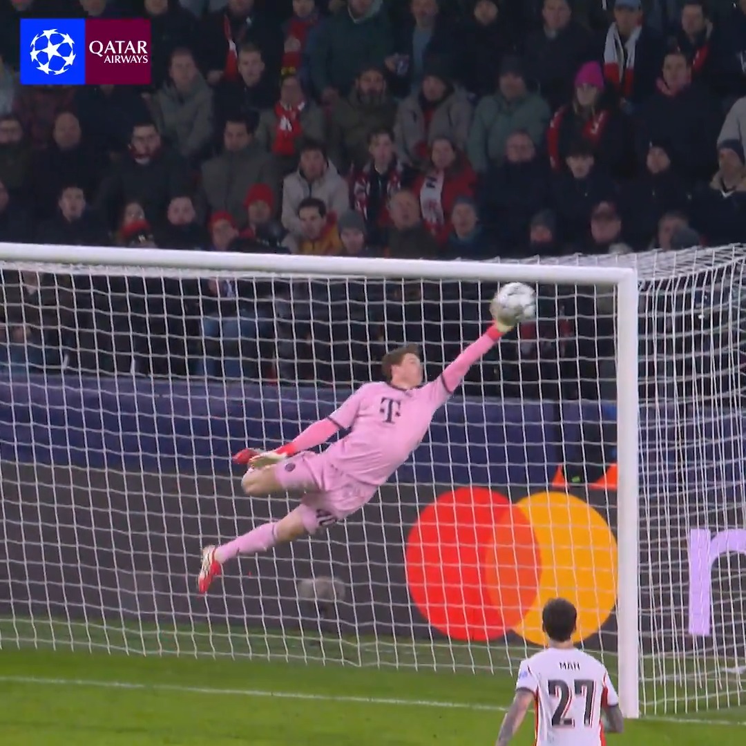 🧤 2025/26 was full of spectacular goalkeeping 😳 Best save here? ⛔ @QatarAirways | #LetsFly