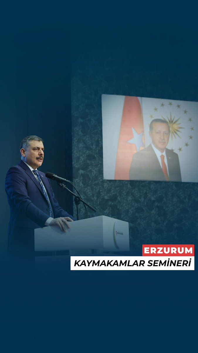 Bugün Erzurum’da kaymakamlarımızla buluştuk. Sahadan gelen görüşleri dinledik, tecrübelerimizi paylaştık, milletimize daha iyi hizmet etmenin yollarını birlikte değerlendirdik. Devletimizin emanetini taşıyan mülki idare teşkilatımızla, Türkiye Yüzyılı yolculuğunda aynı inanç ve kararlılıkla yürümeyi sürdüreceğiz.