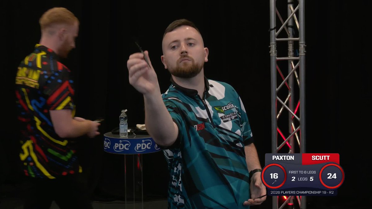 SENSATIONAL SCUTT! 🌟 Connor Scutt averages over 107.5 to blow away Adam Paxton 6-2 and reach round three in Milton Keynes! 📺 #PC19