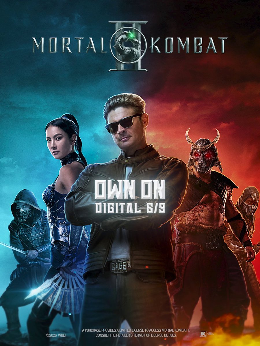 The realms collide and the tournament begins 🔥Mortal Kombat II arrives on Digital 6/9 #MortalKombatMovie