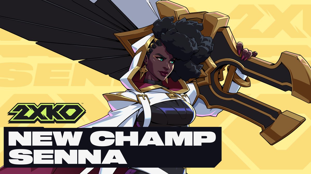 light and dark, both weapons. senna joins 2XKO on june 9.