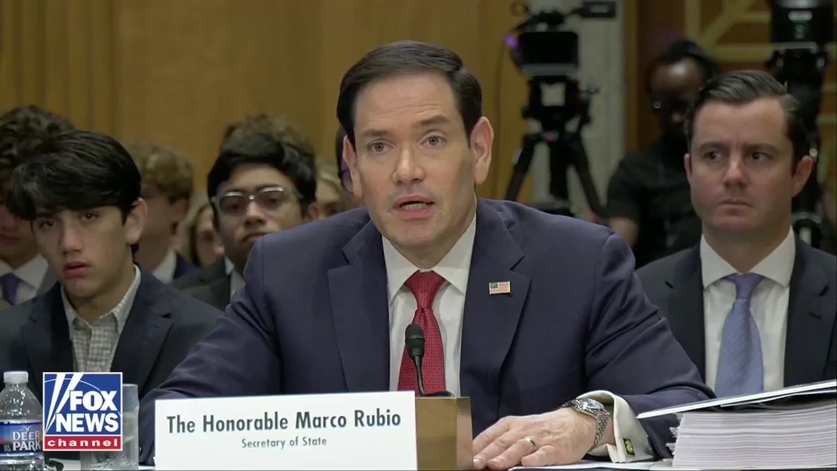 JUST IN: Secretary of State Marco Rubio delivers a blunt assessment of Iran's military power, declaring that the regime's naval forces have been entirely eliminated. Rubio mocked their remaining maritime assets and said their sunken ship are nothing more than soon-to-be underwater reefs. "Today, there is no Iranian navy. There is no such thing. There's a bunch of Boston whalers with machine guns on them.” “But there is no navy. There is no Iranian navy. It lies at the bottom of the ocean. And we'll assume, within a number of years, be prime fishing spots because they'll turn into reefs."