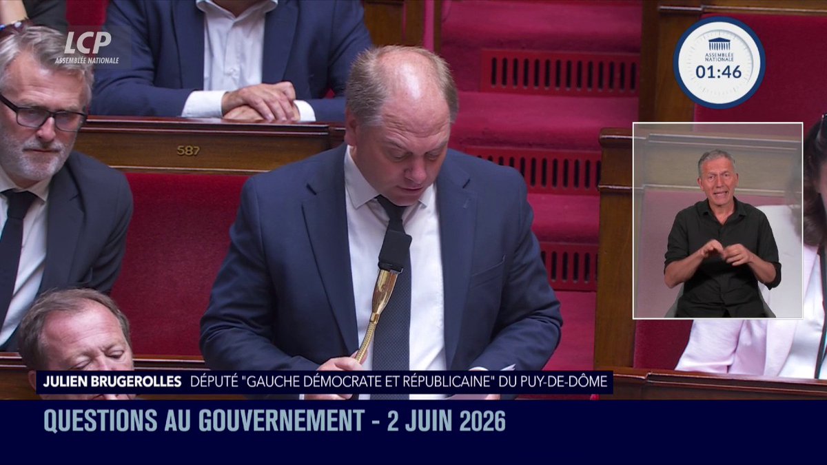 [ 🇫🇷 FRANCE ] 🔸 Le député communiste Julien Brugerolles réagit à l’annonce de Michelin de supprimer 1.500 emplois supplémentaires d’ici 2029. Selon lui, le groupe reste largement bénéficiaire et ces suppressions ne s’expliquent pas par le coût du travail, mais par la priorité accordée à la rémunération du capital.