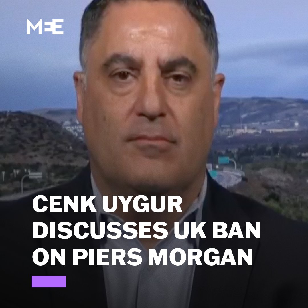 Cenk Uygur, a Turkish-American political commentator who was recently banned from entering the UK over his criticism of Israel, discussed the events on Piers Morgan Uncensored