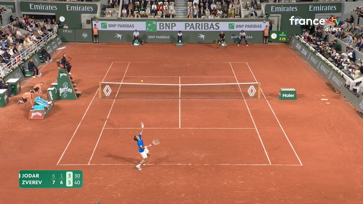 Ptdrrrr bon c’est fichu on est mort, c’est pour cette année pour l’immonde humain Zverev