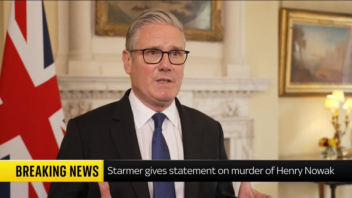 BREAKING: "He was a kind, thoughtful and much loved young man" Prime Minister Sir Keir Starmer says he 'felt sick' watching the police footage of Henry Nowak 📺 Sky 501, Virgin 602, Freeview 233 and YouTube