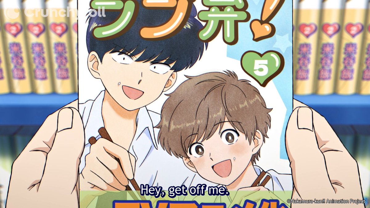 That feeling when your favorite manga finally gets an anime adaptation 🤩 (via Go For It, Nakamura-kun!!)
