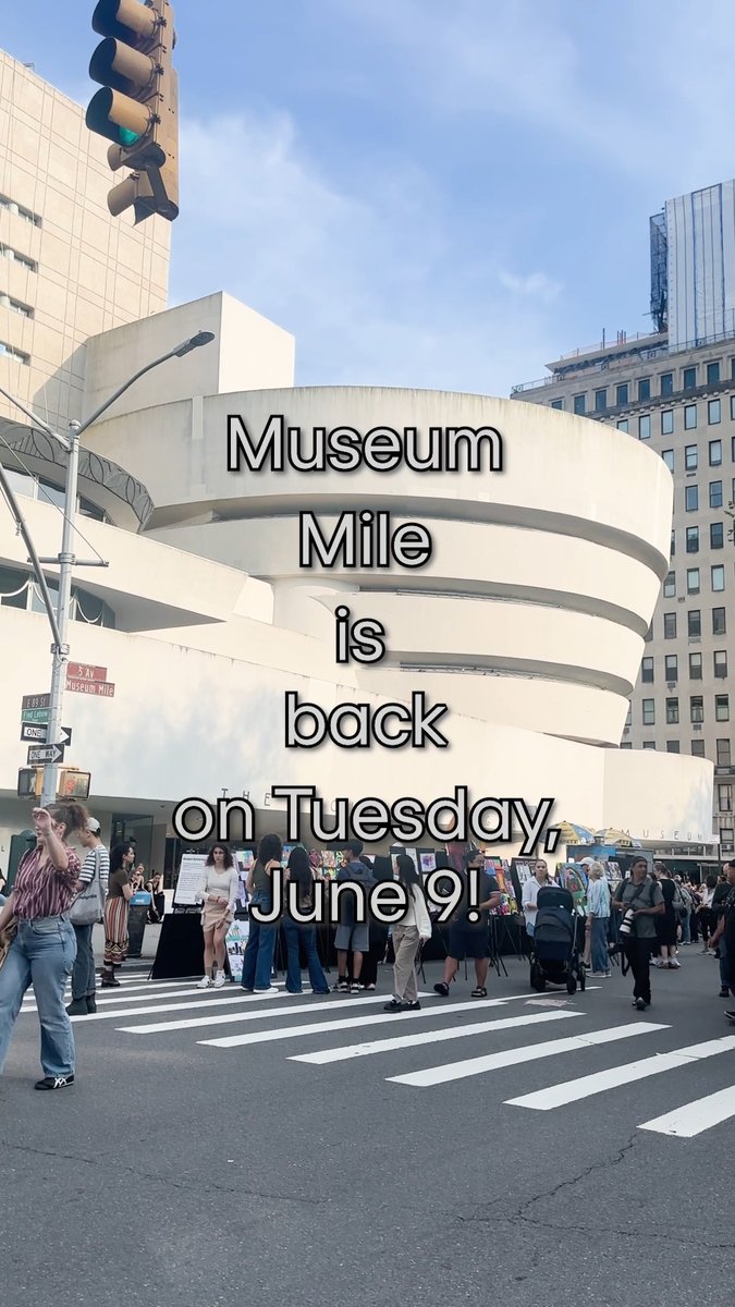 ✨ One of our favorite nights of the year is almost here! Join us on June 9 for the Museum Mile Festival—from 6–9 pm, stroll Fifth Avenue, enjoy free admission at participating museums, and experience outdoor performances, activities, and special programming along Museum Mile. At the Guggenheim, explore the galleries after hours, challenge a friend at our outdoor chess activations, and discover artwork by talented District 75 students. ♟️🎨 And just between us… a special giveaway might be in store for a few lucky visitors. 👀 There's something for everyone! Plus, be sure to stop by our friends at Neue Galerie New York! While the Neue Galerie is closed for restoration this summer, they'll be hosting a pop-up experience outside their landmark building, where visitors can explore the architectural history of 1048 Fifth Avenue and learn about the museum's renowned collections of Austrian and German art and design. See you on Museum Mile! Learn more at the link in bio. ✨