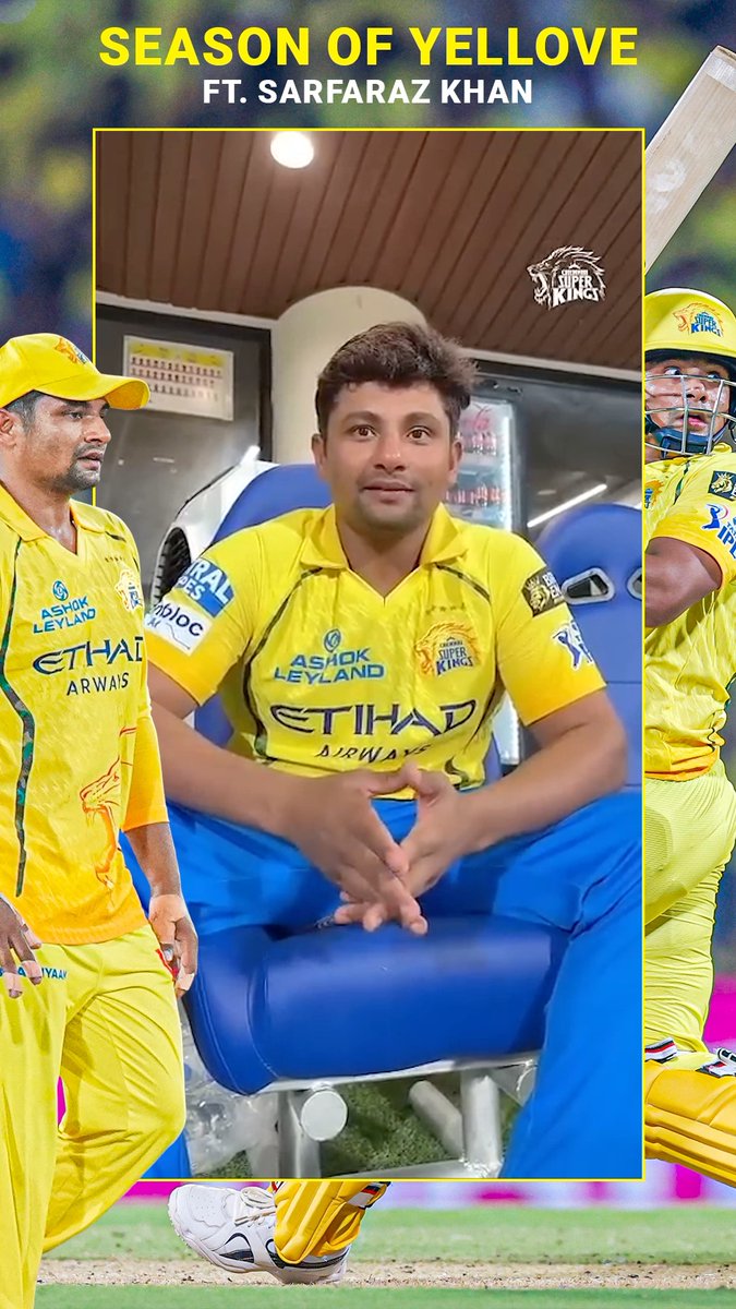 Where there was Sarfu, there were smiles 💛 #WhistlePodu #Yellove