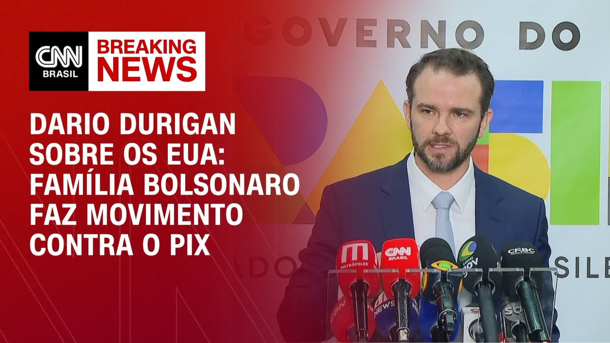 Família Bolsonaro faz movimento contra o Pix, diz ministro sobre ações dos EUA; assista #BastidoresCNN