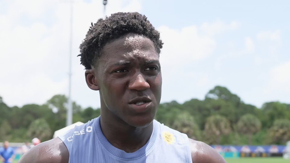 🗣️ "England can 100% win the World Cup" Kobbie Mainoo is feeling confident about England's chances following the squad's first training session in Miami 🏴󠁧󠁢󠁥󠁮󠁧󠁿