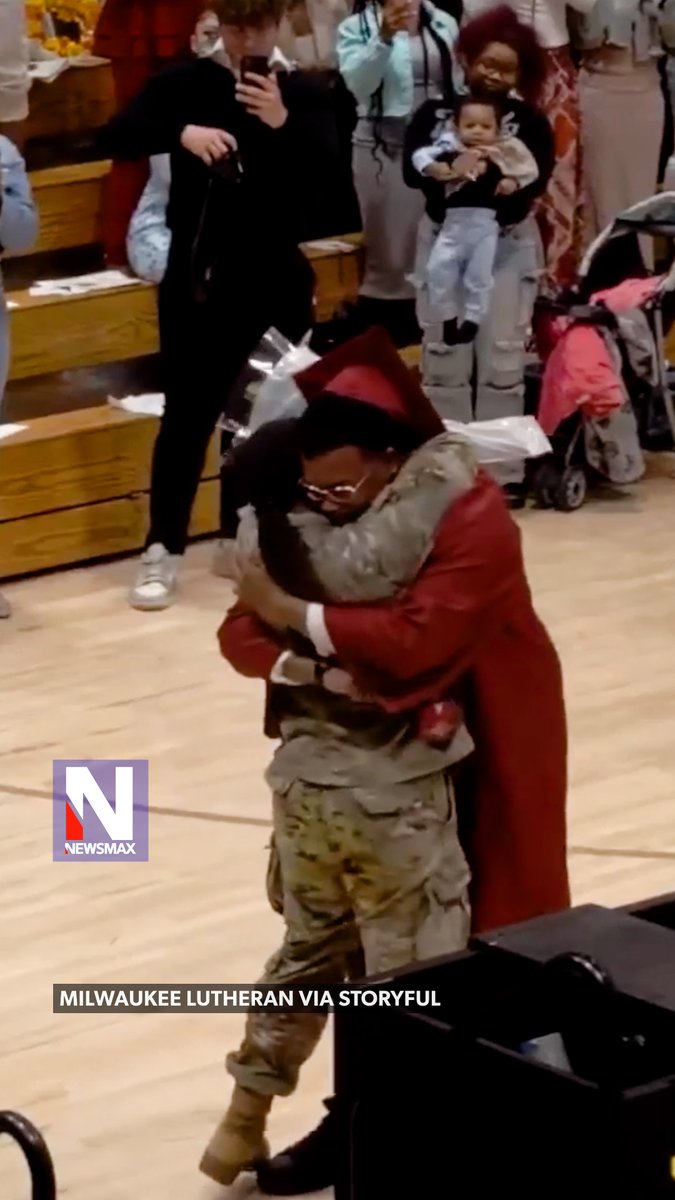 MILITARY HOMECOMING: After spending his entire senior year apart from his sister while she served overseas, a Wisconsin high school graduate got the surprise of a lifetime when she appeared in uniform to present him with his diploma during the ceremony.
