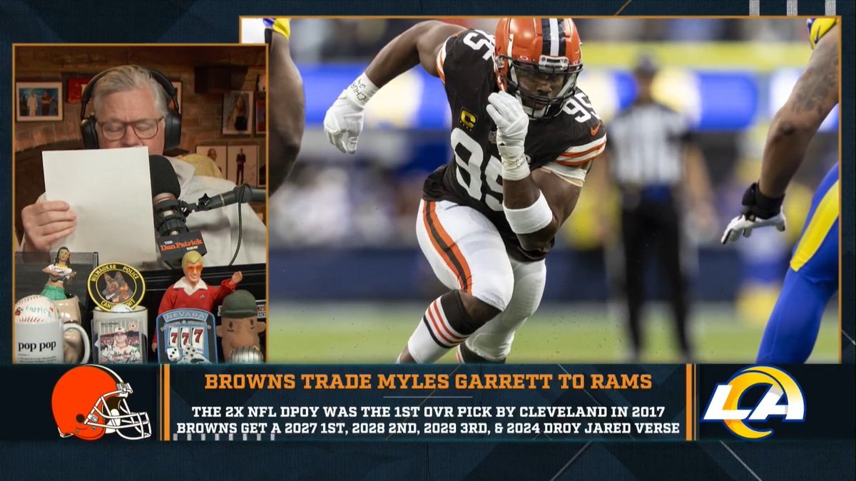 "I think both teams won. I think it feels more like the Rams won the bigger picture, because they're favored to win the Super Bowl." – DP on the #Rams trading for Myles Garrett