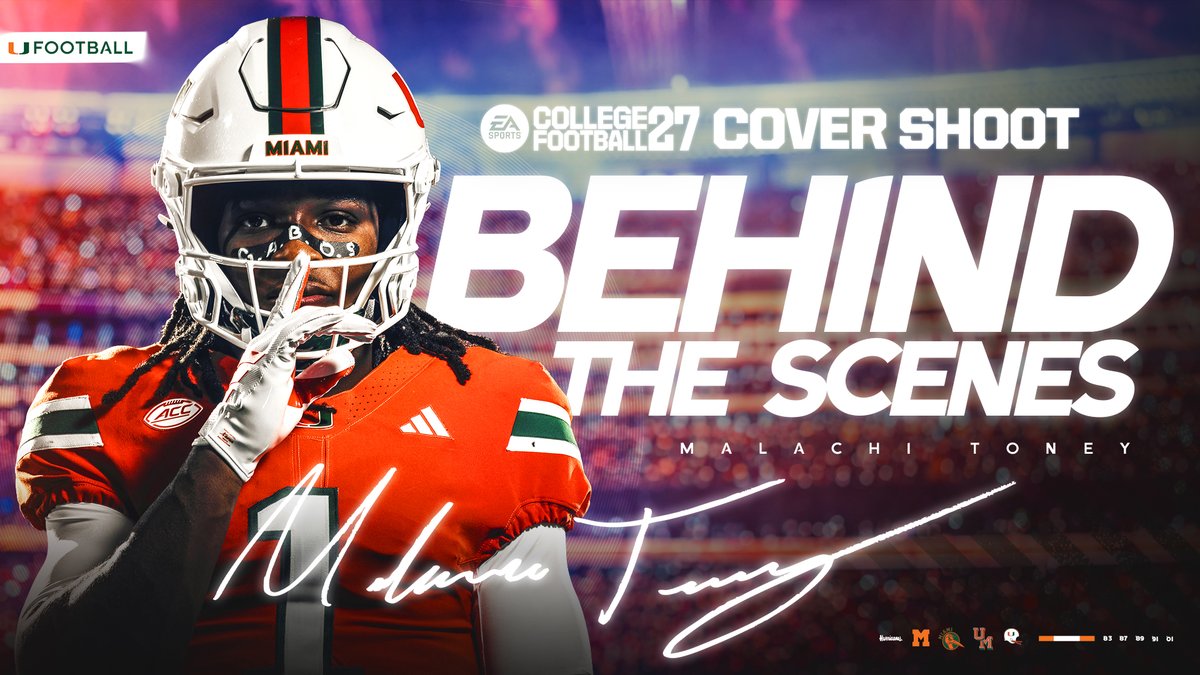 Go behind the scenes with Malachi Toney as he becomes @EASportsCollege newest cover athlete 🎬 🔗:
