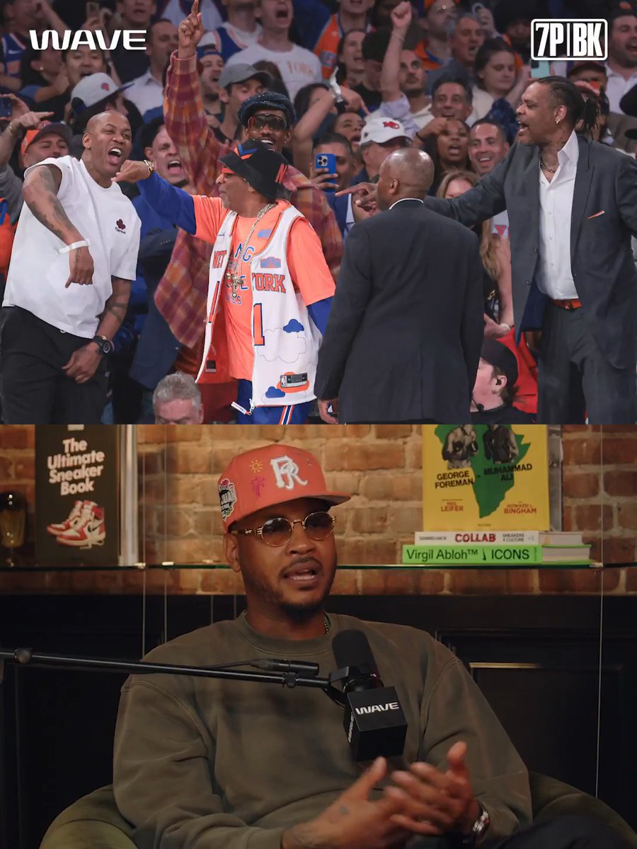 "When you look at the sideline, you see the most former players ... you don't see that in no other organization." Expect Melo &amp; the rest of Knicks Alumni PACK out The Garden for the NBA Finals 😤