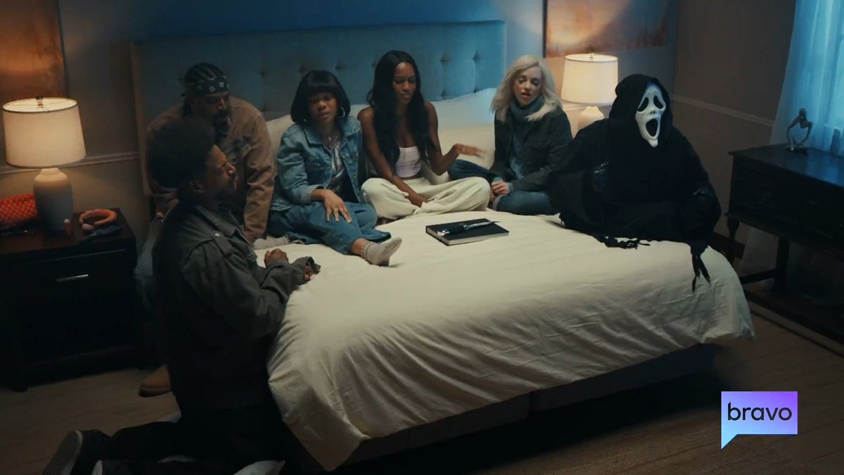 Girls' night in at the Summer House...but make it Scary Movie! @paramountpics Ad. Don't miss @scarymovie in theaters June 5th!